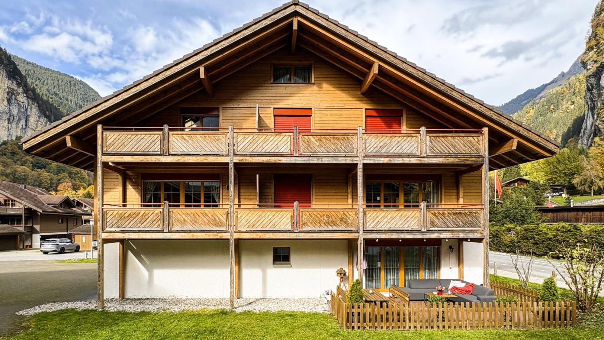 Family Frame Apartment Lauterbrunnen Exterior foto